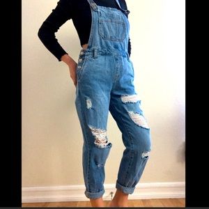 Forever 21 Jean Hipster Overalls
